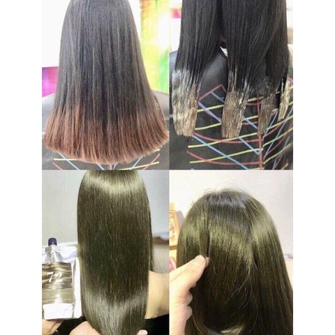 Thuốc nhuộm tóc phủ bạc SASABA - Màu lên từ nền đen tự nhiên không cần nâng tẩy