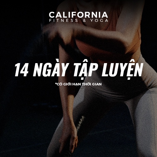 [TOÀN QUỐC] E-voucher tập gym California Fitness - 14 ngày