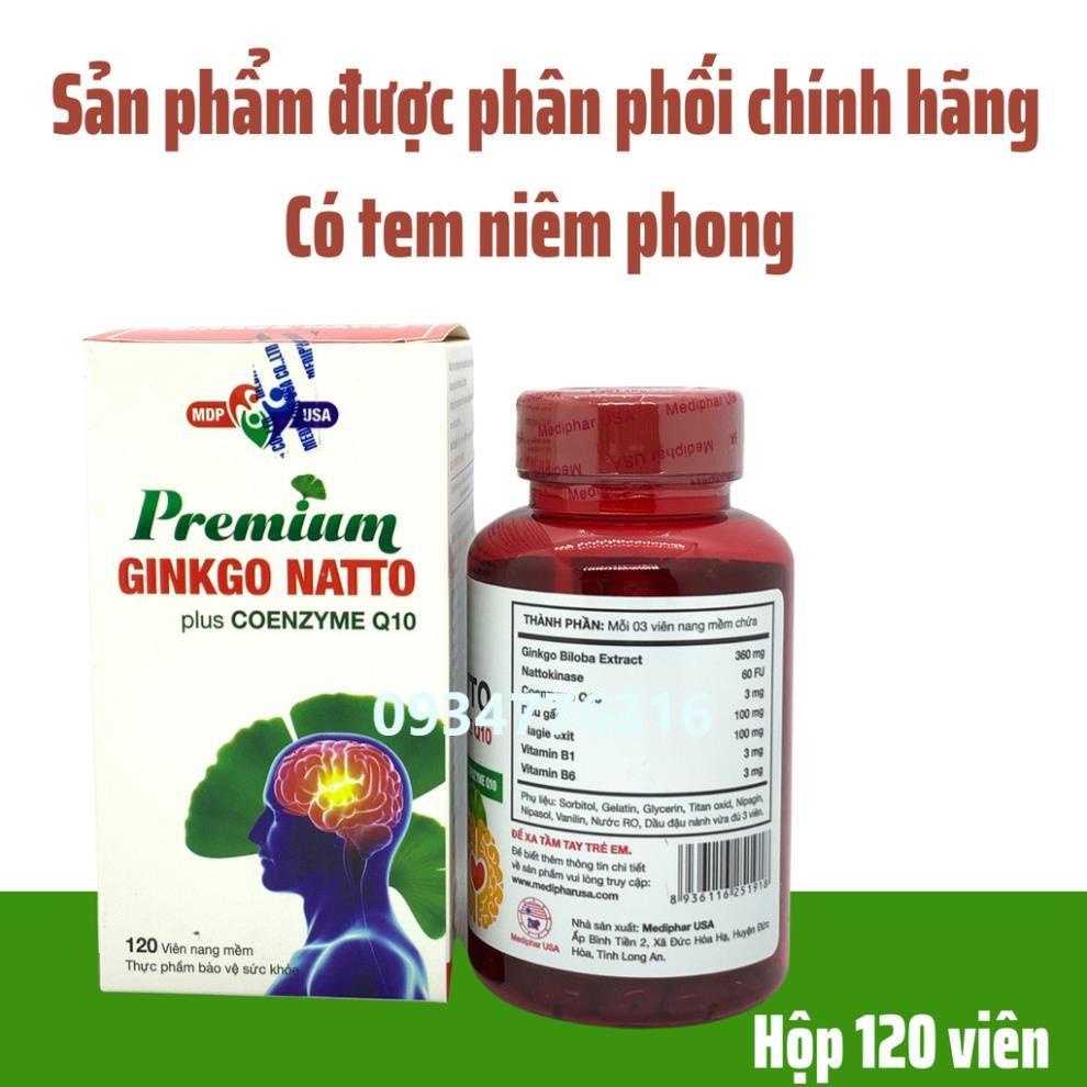 ✅ Ginkgo Natto Plus Coenzyme Q10 -Ginkgo Natto Plus Q10 giúp hỗ trợ hoạt huyết, tăng cường lưu thông máu