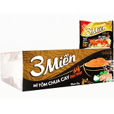 Mì 3 Miền GOLD Tôm chua cay & Bò hầm rau thơm 75gx30 gói.