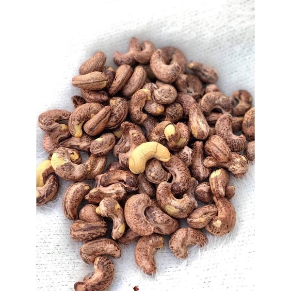 (TNF) 500G Hạt Điều Rang Muối A Cồ (Vỏ Lụa) Loại 1 - Hàng Chuẩn VSATTP