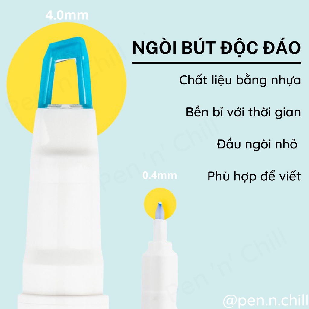 Bút Đánh Dấu Highlight Hai Đầu Uni Propus Window