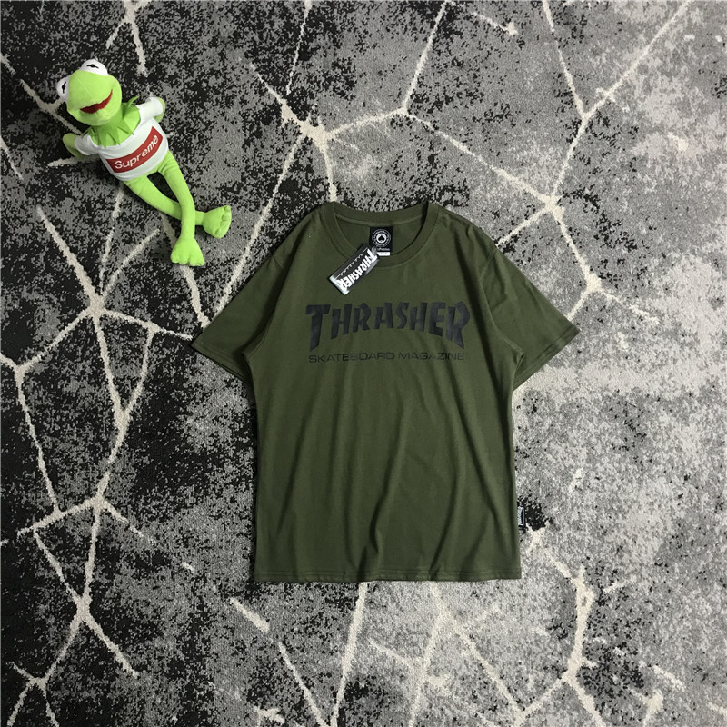 Áo Thun Tay Ngắn In Chữ Thrasher Cá Tính Cho Nam Và Nữ | BigBuy360 - bigbuy360.vn