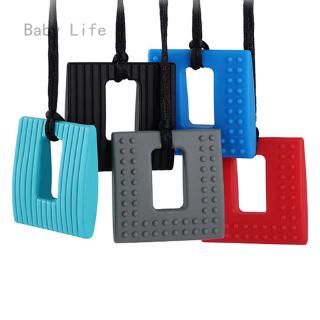 Đồ Chơi Ngậm Mọc Răng Hình Vuông Bằng Silicone Cho Bé