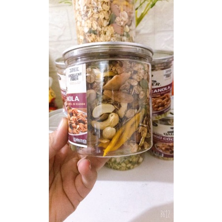 Hũ 500Gr Ngũ Cốc Dinh Dưỡng Granola Healthy Siêu Hạt Loại 1, Giảm Cân Tự Nhiên Mix Gạo Lứt