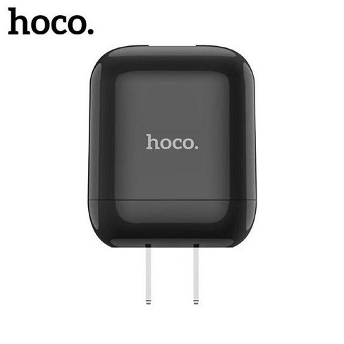 Củ sạc 1 cổng Hoco HK2 chất liệu nhựa ABS có khả năng chống cháy tốt