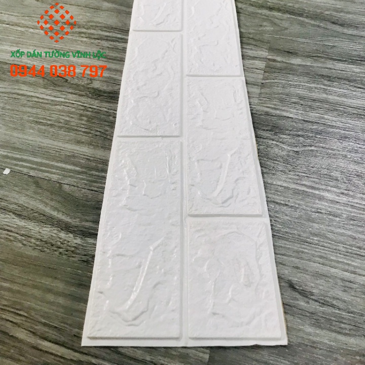 TRẮNG 3mm 70x15cm