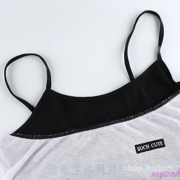 Áo crop top nữ Phông rộng Áo thun tay dài
