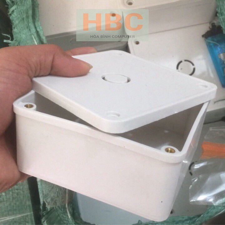 Hộp Kỹ Thuật Lắp Camera Quan Sát Chống Nước Kích Thước Chuẩn 11x11x5 Nhựa ABS