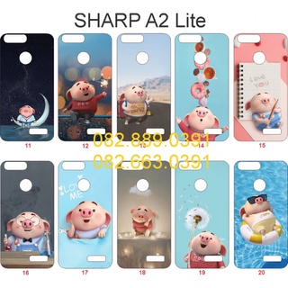 Ốp Lưng Sharp A2 Lite (hình heo)