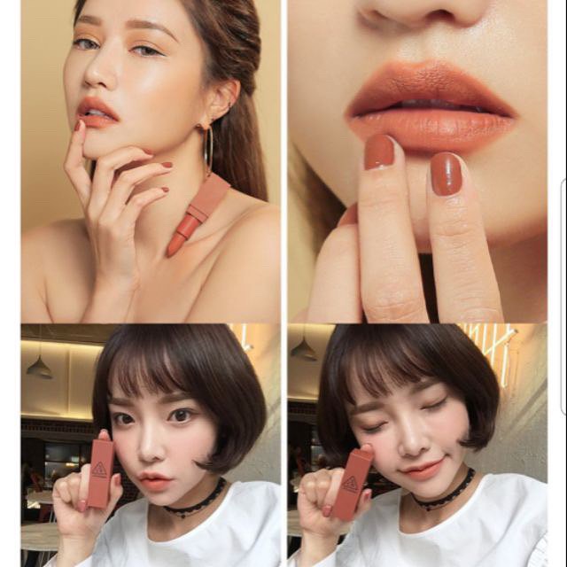 💄Son 3Ce Mood Recipe 116 Cam Đất