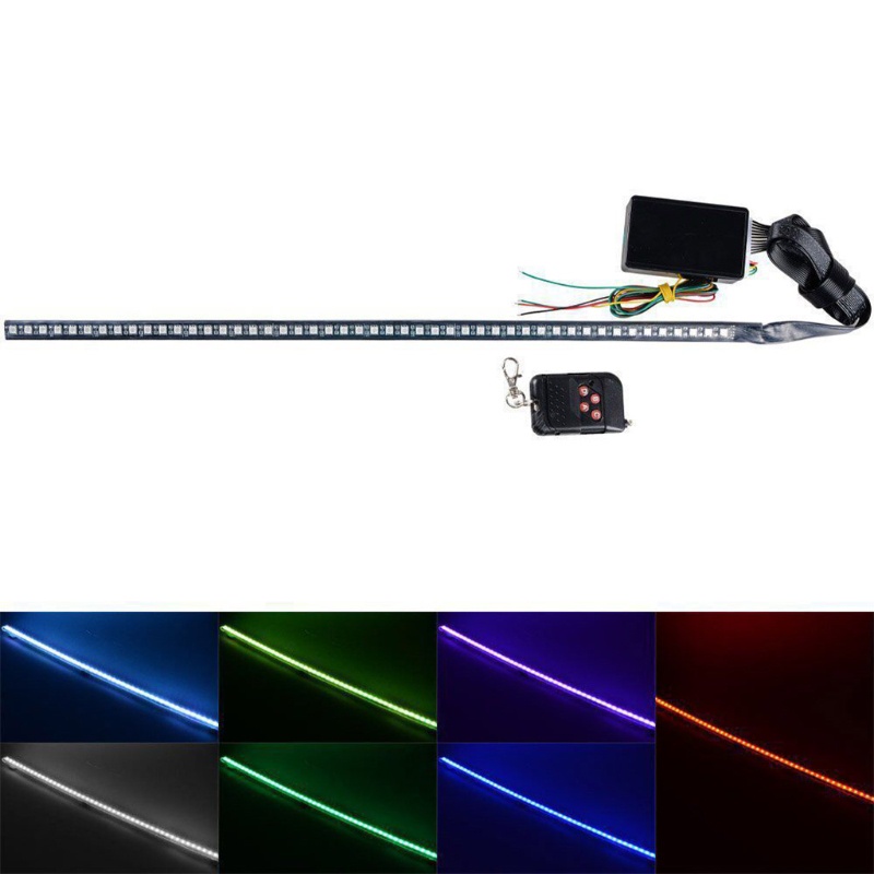 Đèn LED 48-LED 7 Màu Sắc Kèm Điều Khiển Từ Xa Cho Xe SUV Truck 12V 50