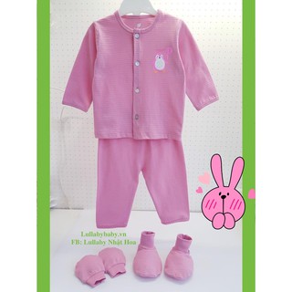 Bộ sơ sinh Lullaby, Bộ cài giữa dài tay NH68B cao cấp