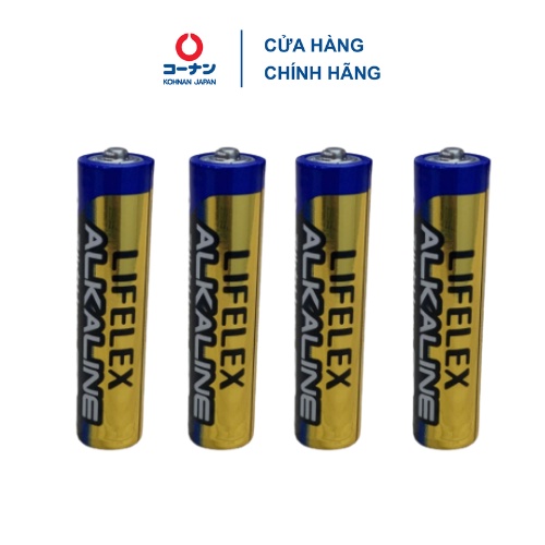 Pin AAA Alkaline 1.5V KOHNAN 08B-LR03 bộ 4/8/20 viên của Nhật