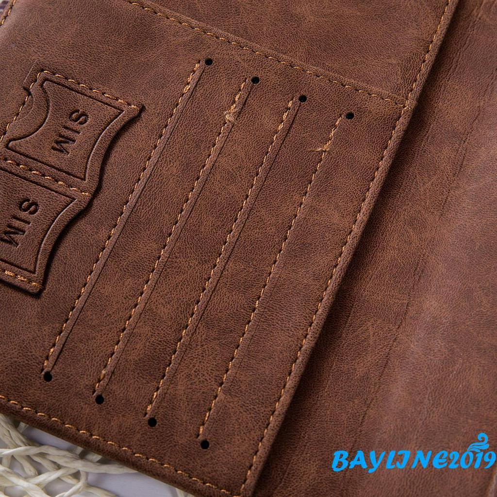 Ví Da Đa Năng Màu Trơn Thời Trang