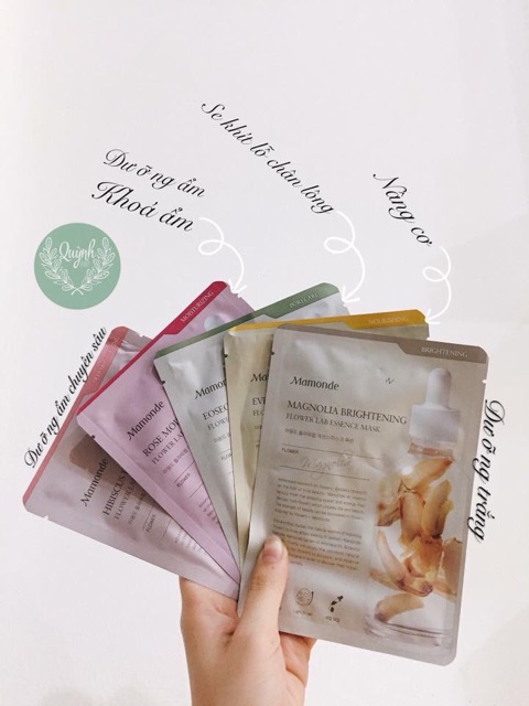 MẶT NẠ GIẤY Mamonde Flower Lab Essence Mask