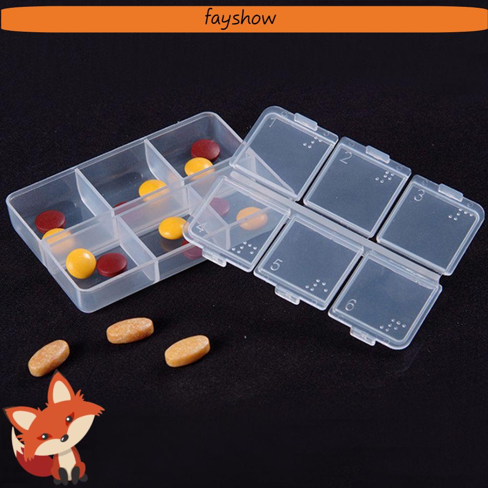 Hộp Nhựa Đựng Thuốc 6 Ngày Giá Đỡ