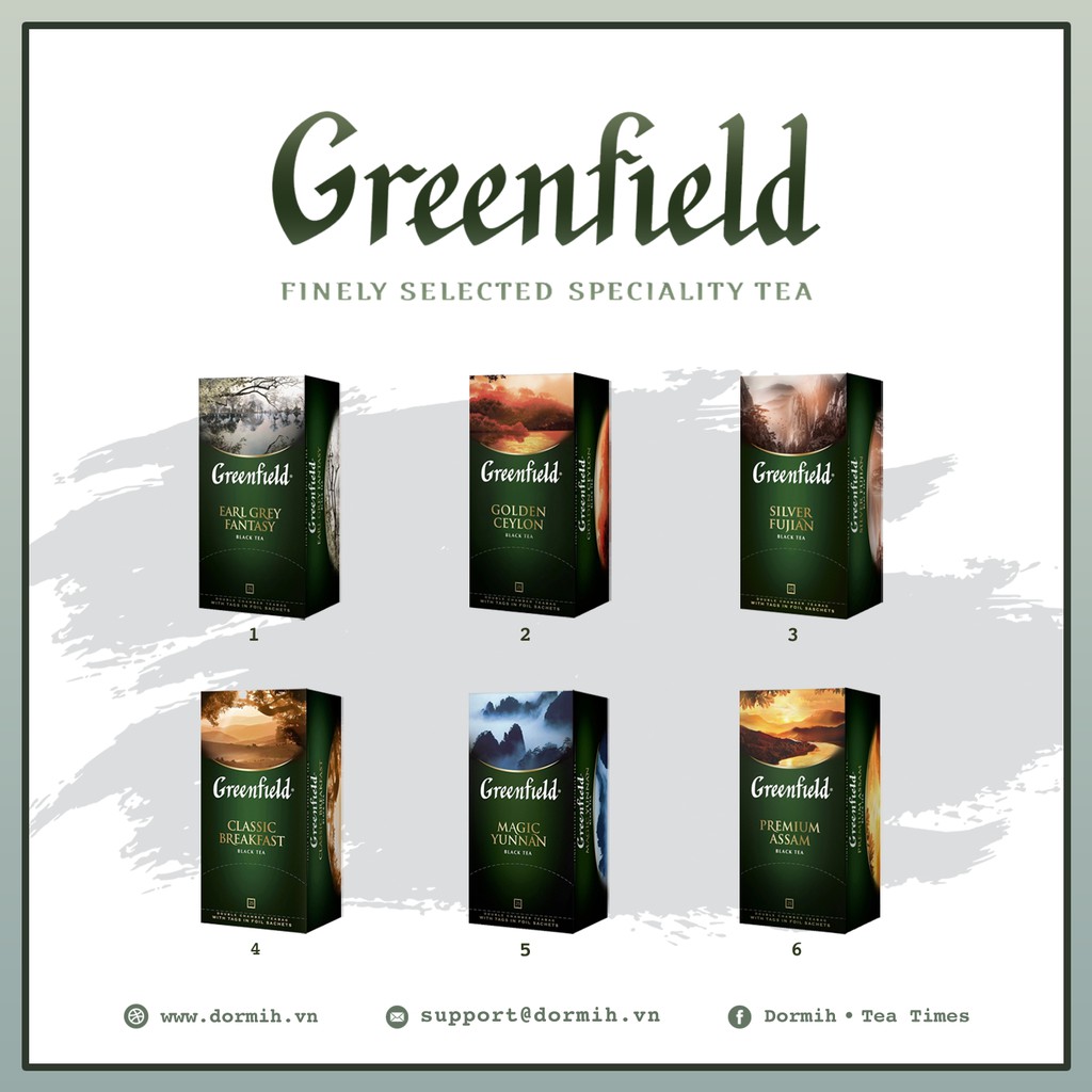 Greenfield Classic Tea - BST Trà đen & trà xanh truyền thống thumbnail