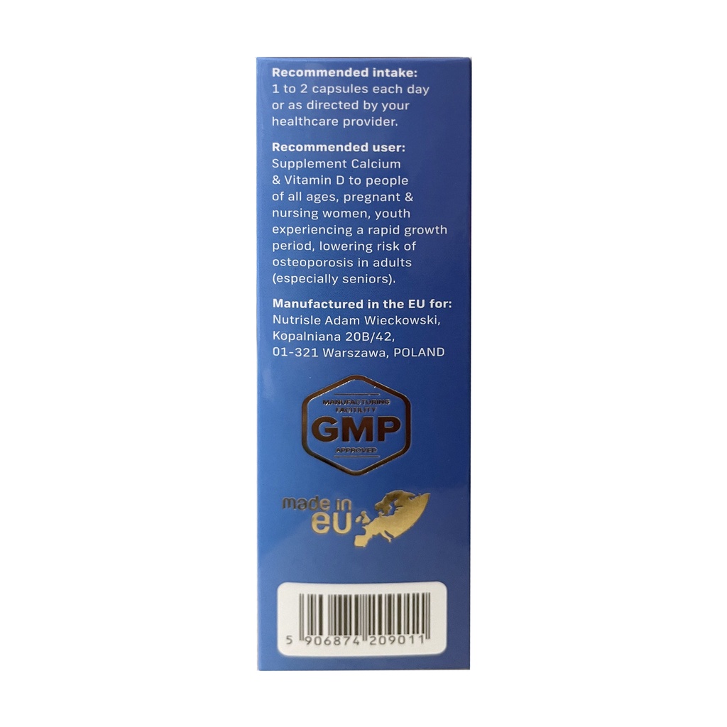 MummaCal-ZT - Bổ sung Canxi, Vitamin D3, tăng hấp thu Canxi, giúp xương chắc khỏe
