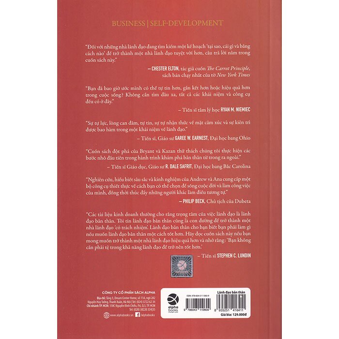 Sách Lãnh Đạo Bản Thân - Self Leadership