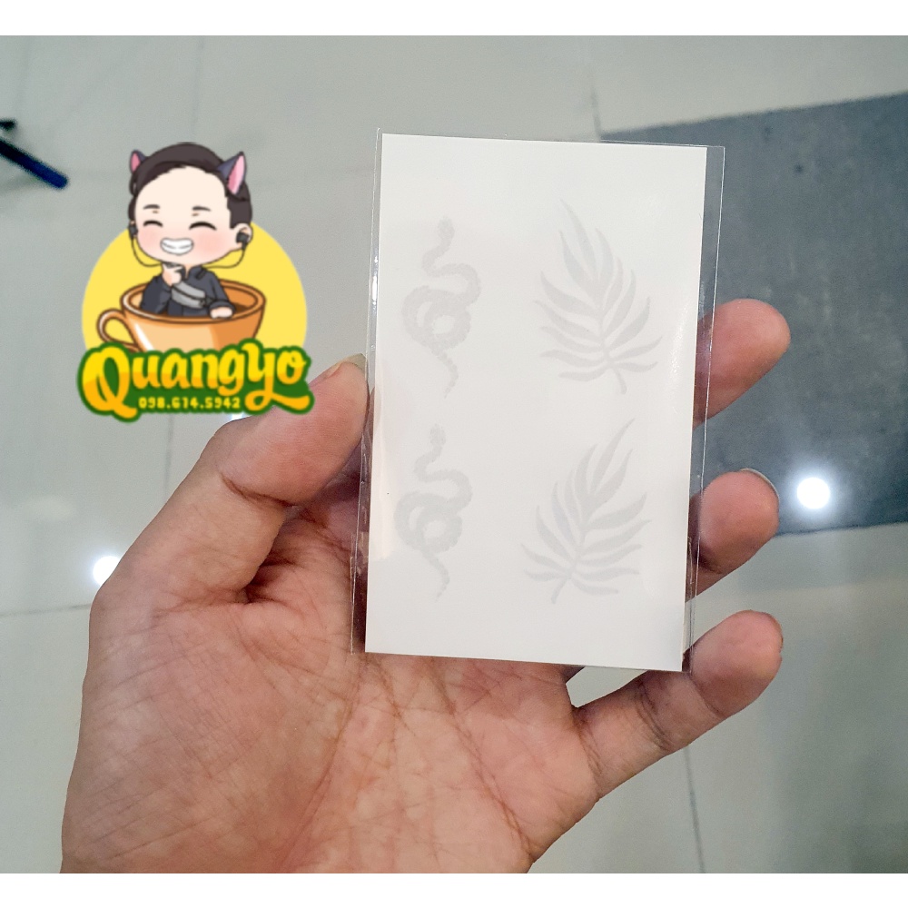 [TIKTOK TATTOO] Hình xăm con rắn, 100% chống nước 15 ngày như thật, Hình xăm ma thuật, Xăm giống Inkaholic