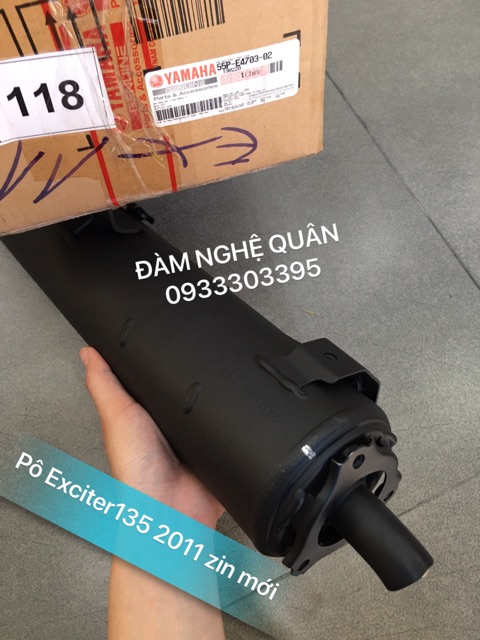 Pô Exciter 135cc 2011 (không bao gồm Vỹ pô) zin hãng mới 100% 💰 1,400,000 VND / 1 cây y hình