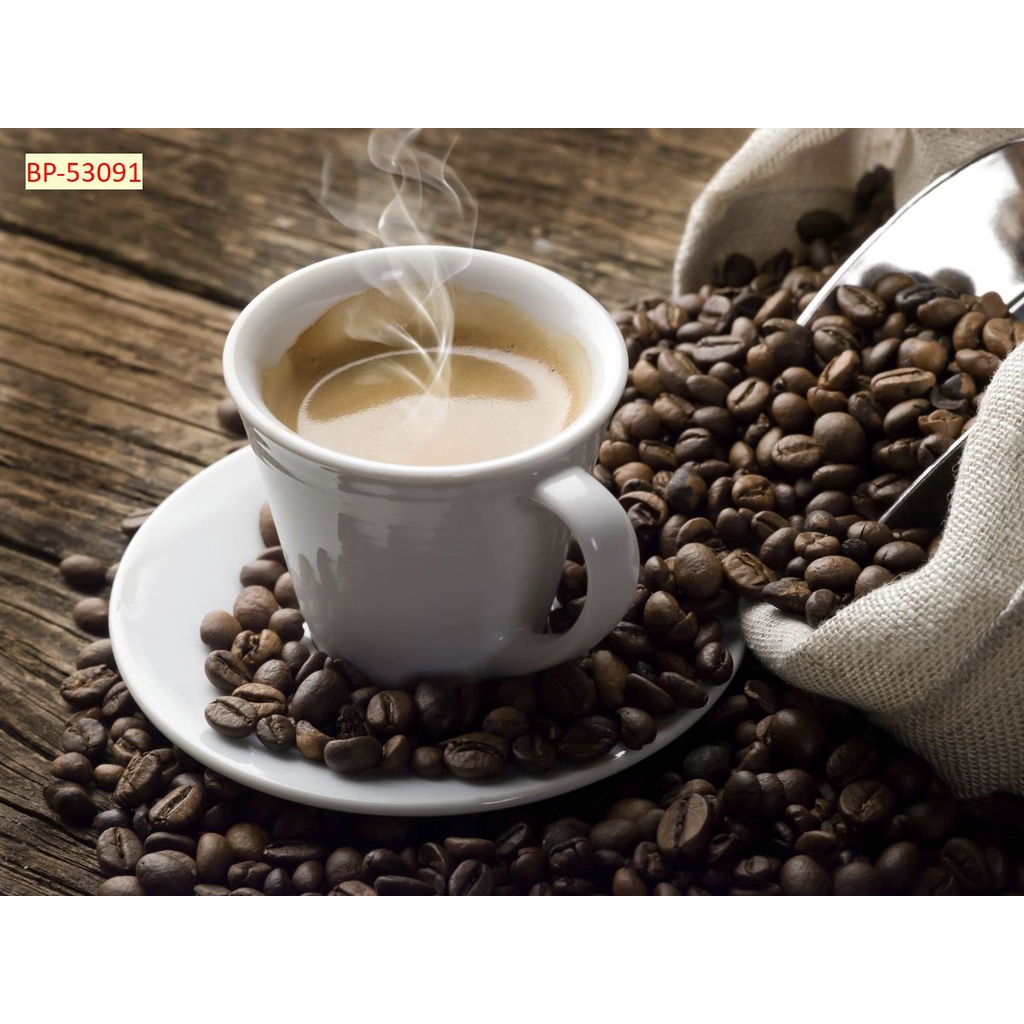 Tranh Quán Cafe, Trà Sữa, Trang Trí Cửa Hàng, những hình hoa, mẫu oto, âm nhạc, cốc cà cafe, giàn hoa ấn tượng.