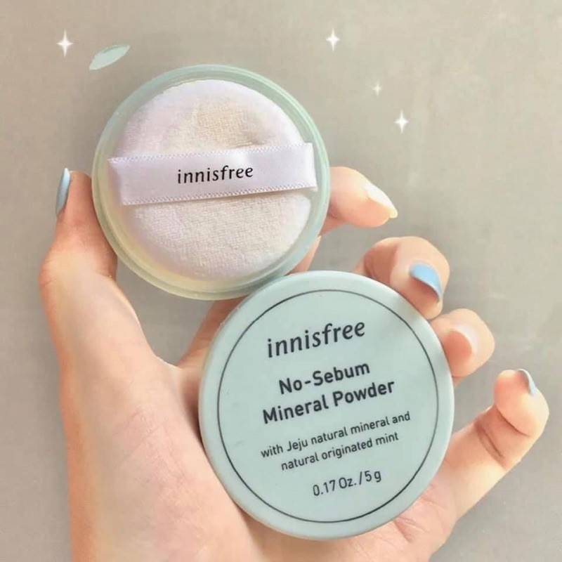 Phấn Phủ Innisfree No Sebum Moisture Powder