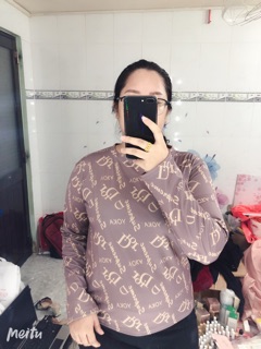 Áo Tay Dài Đì O Bigsize (Có Ảnh Thật)