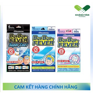 ! miếng dán hạ sốt byebye fever hisamitsu