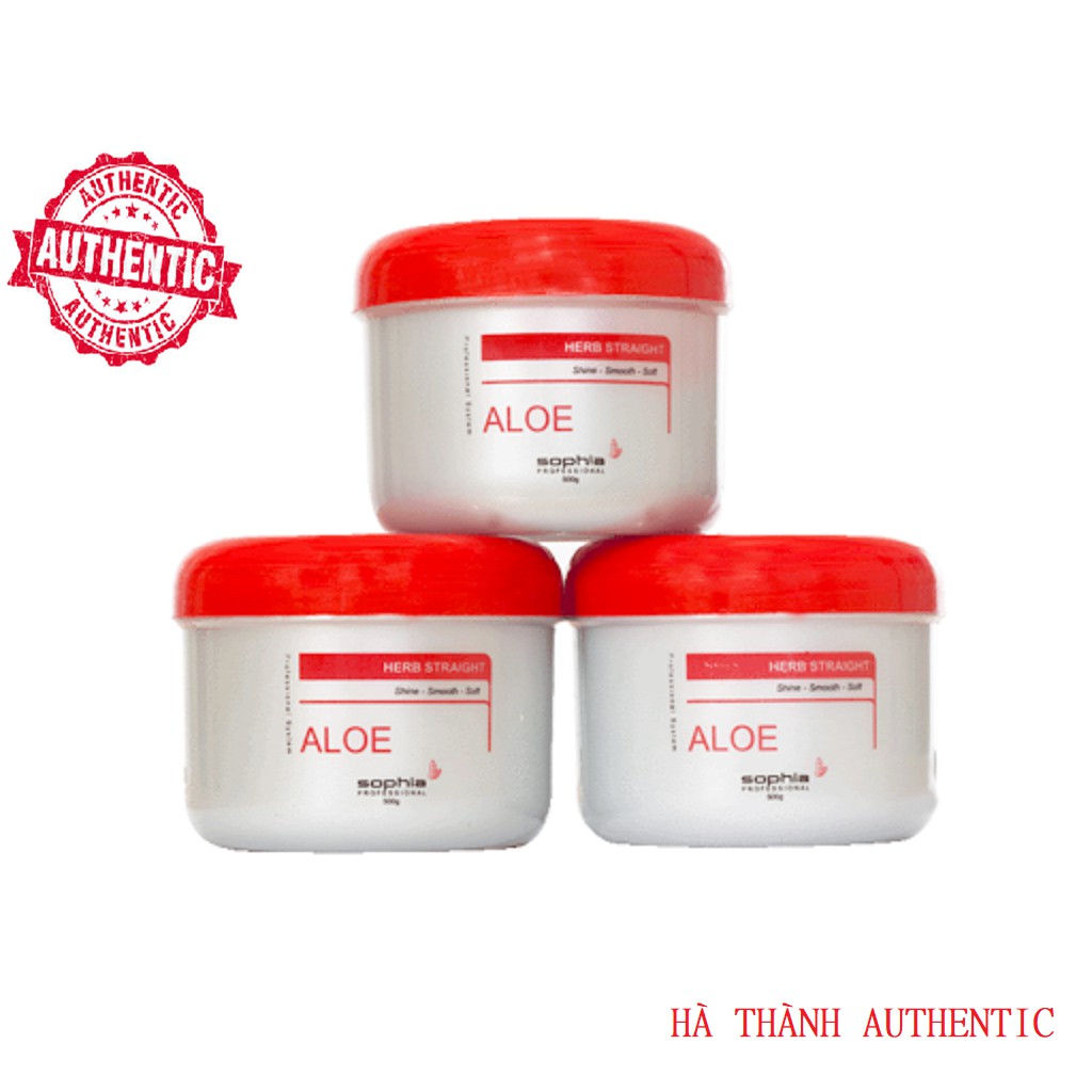 Kem Ủ Tóc Lô Hội Thảo Dược Aloe Herb Treatment Sophia 500G – 1000G Chắc Khỏe Suôn Mượt Giảm Gãy Rụng Toc - HT139