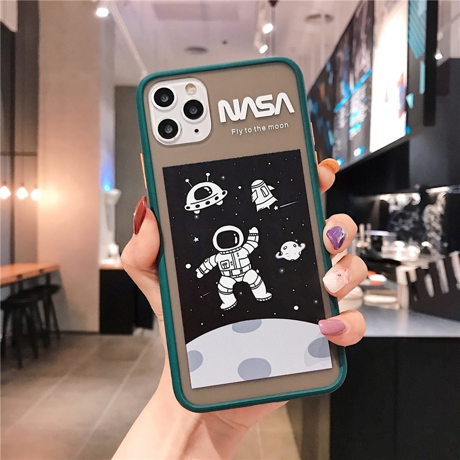 iPhone SE 2020 11 Pro Max Xs Max  XR Xs X 8 7 6 6s Plus Ốp điện thoại silicon mềm hình phi hành gia cho | BigBuy360 - bigbuy360.vn