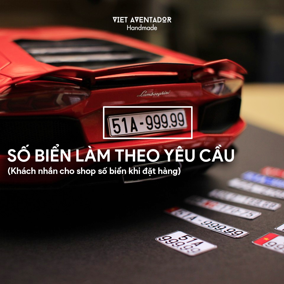 Biển số xe mô hình 2020