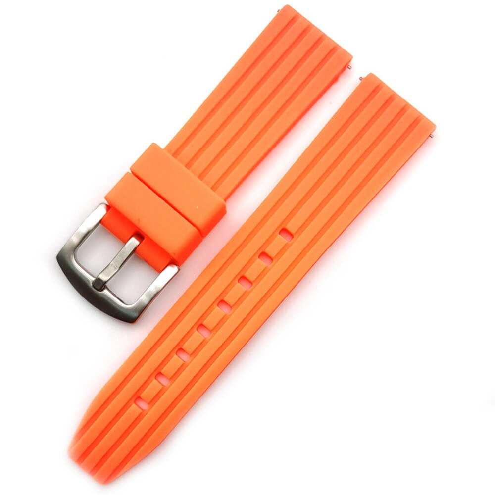 20mm 22mm Quality Silicone Watch Band For Huami Amazfit Watch GTS GTR 42mm 47mm Pace Pebble Stratos 2 3 2S Accessories Sport Waterproof Quick Release Bracelet Strap