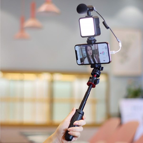 Ulanzi Vlogkit 6, Thiết Bị Quay Phim Chuyên Nghiệp, Full Bộ Combo Quay Vlog Selfie Stick Bằng Điện Thoại