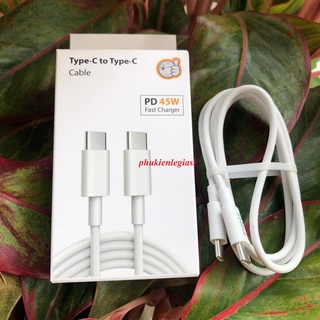 XÃ HÀNG THANH LÝ Cáp sạc Type C to Type C 45w mã TR cáp PD