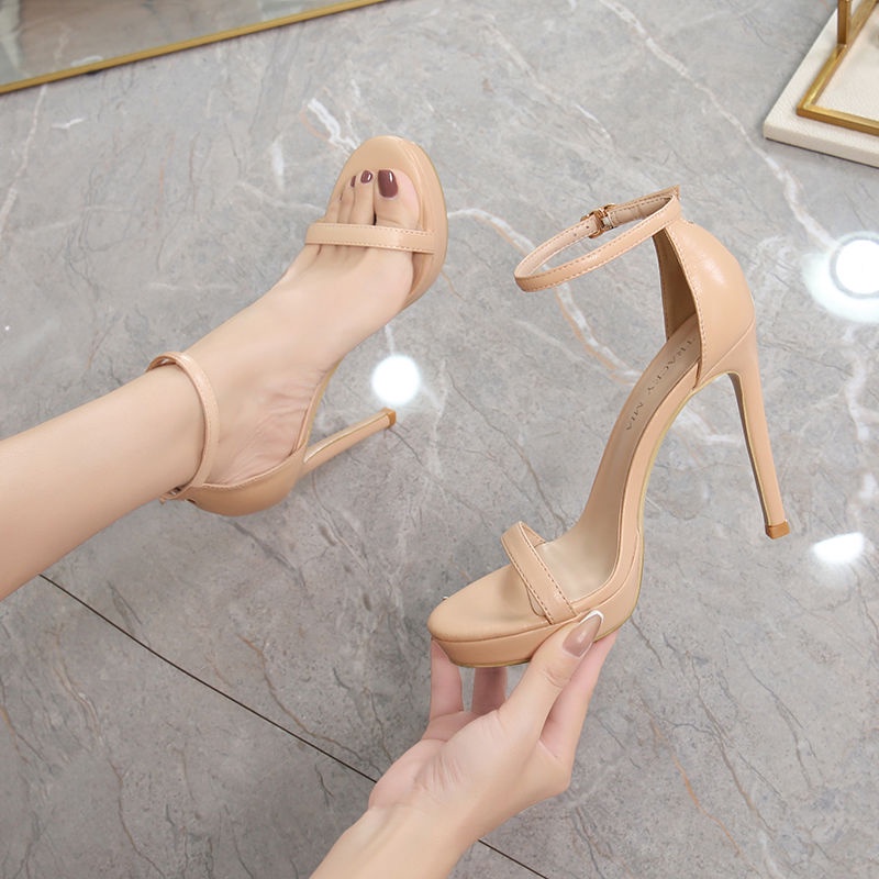 Giày Cao Gót Thời Trang Cá Tính Sandal Cao Gót 10.5cm Đế Xuồng 10.5cm Chống Thấm Nước Thời Trang Mùa Hè Hàng Mới 2022