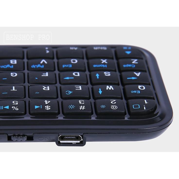 Bàn phím siêu mỏng Mini Bluetooth Keyboard Folio (đen)