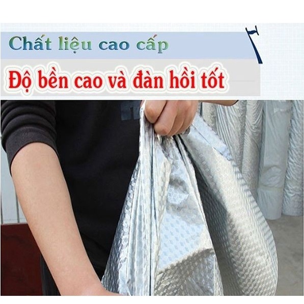 Bạt che phủ xe ô tô bằng Nilon nhựa PE nilong trong chống bụi chống thấm nước - Bạt trùm nóc kính lái xe hơi SUV Sedan