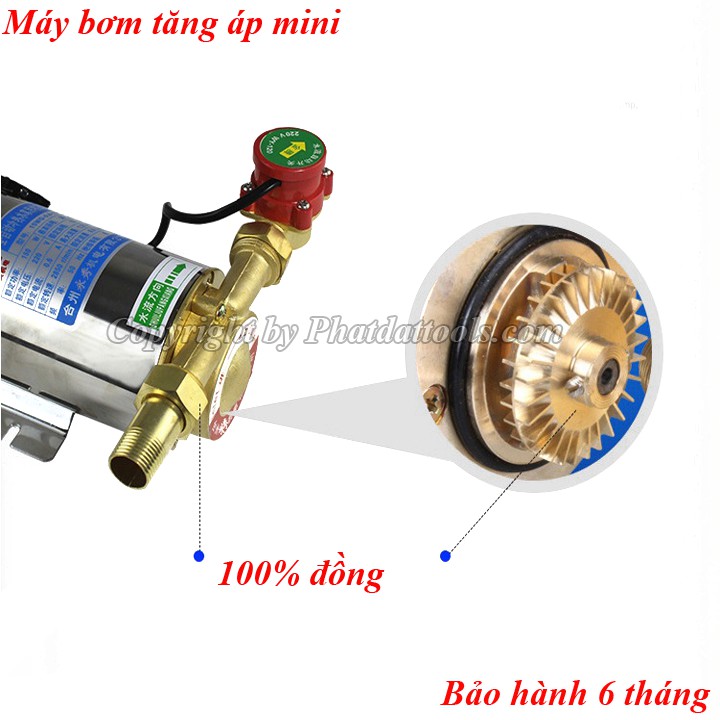 Máy bơm tăng áp cho bình nóng lạnh,máy giặt-Bơm tăng áp rẻ