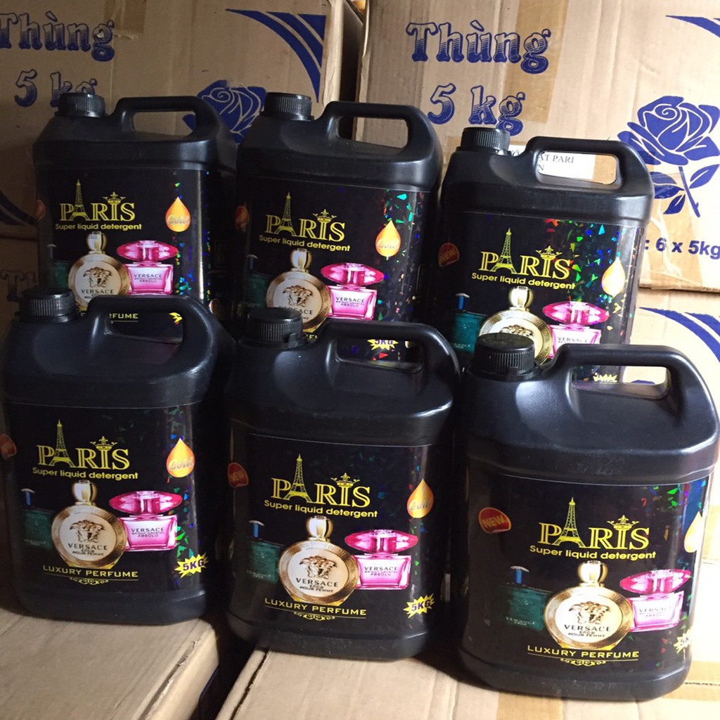 Nước Giặt Cao Cấp Paris Gold 3in1 Loại 5L Cực Thơm - Giao Màu Ngẫu Nhiên