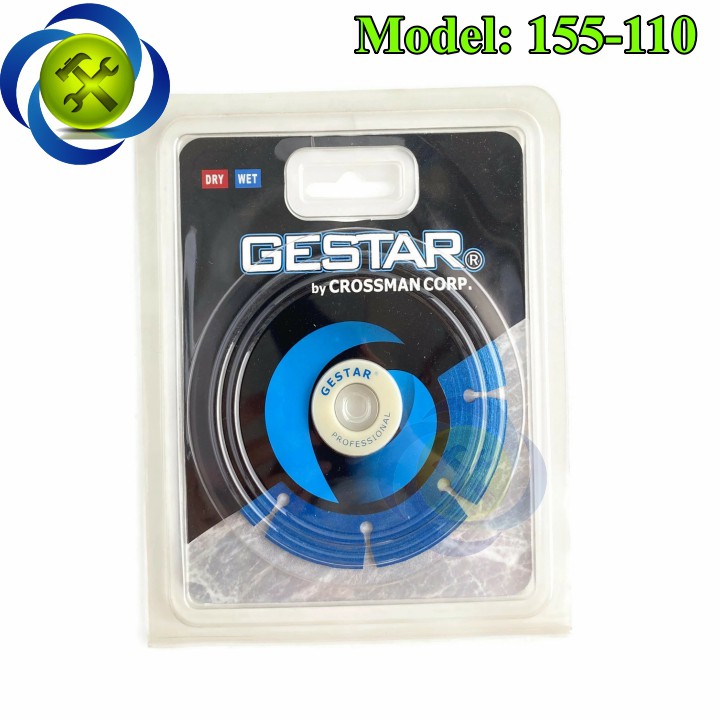 Lưỡi cắt gạch khô Gestar 155-110 xanh dương