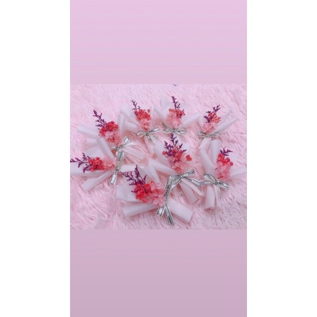 Bó boa khô mini mix 10-12cm trang tri hộp quà, trang trí bánh kem