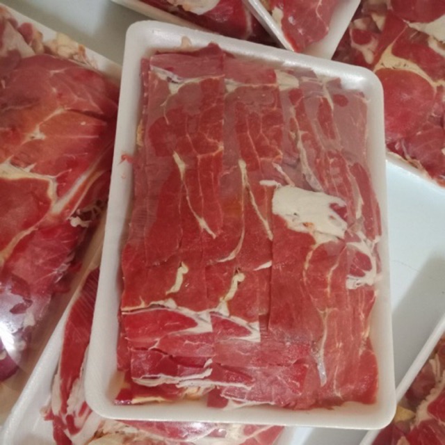 Gầu bò mỹ thái sẵn khay 500gr | BigBuy360 - bigbuy360.vn