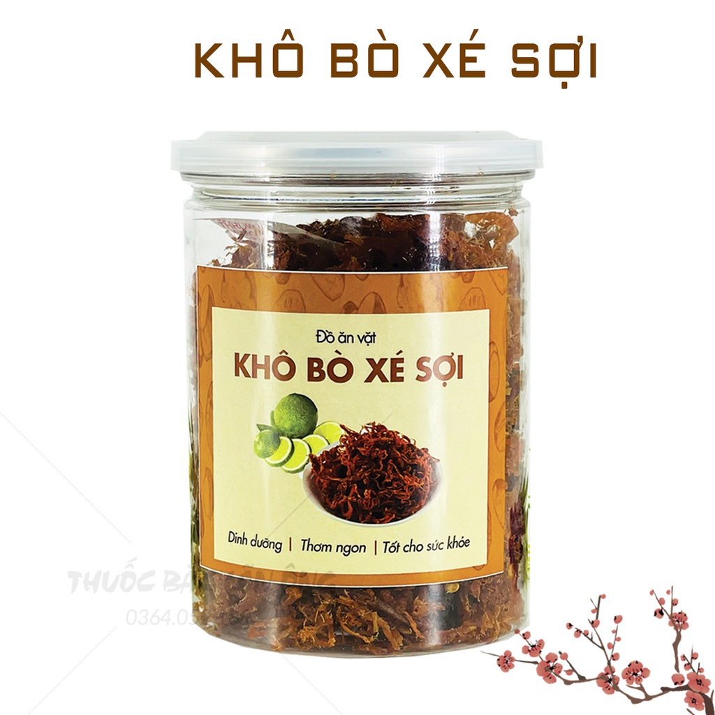 Khô bò xé sợi thơm ngon H540ml (Đồ ăn vặt cao cấp)
