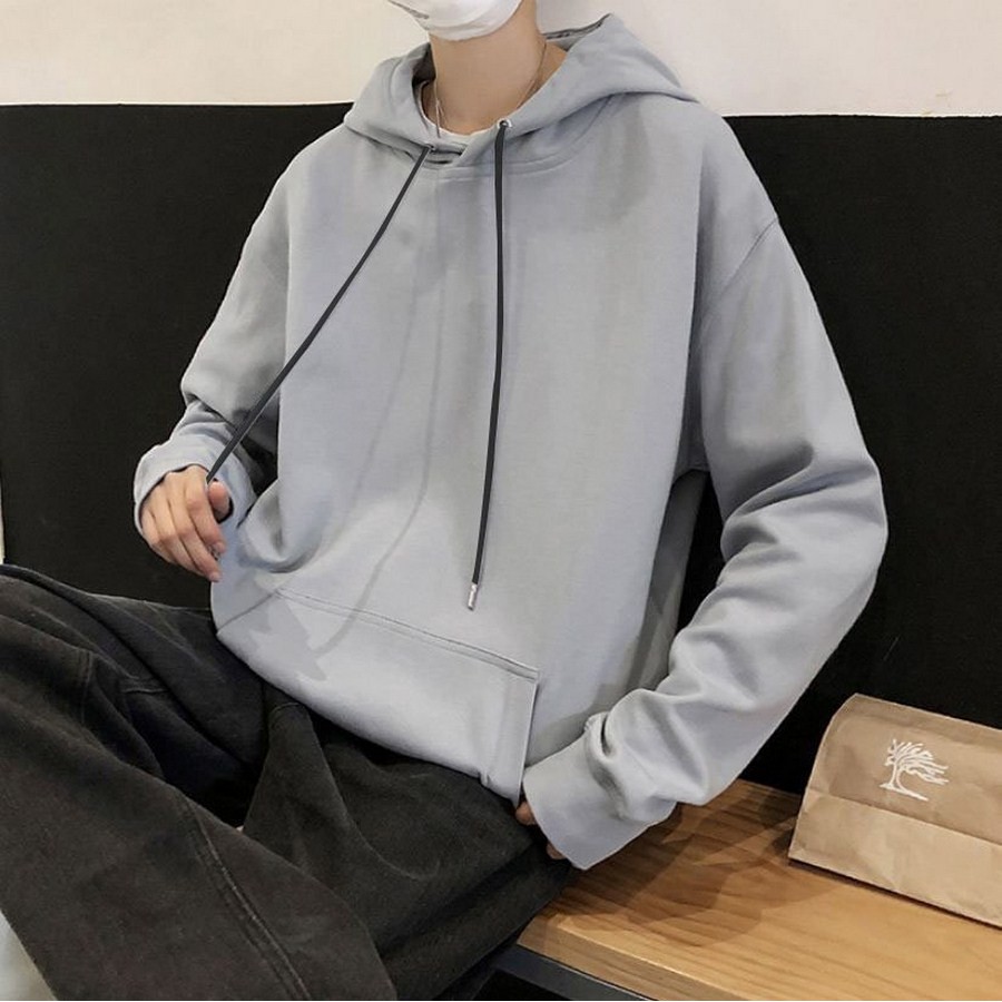 Áo Hoodie Trơn INICHI A857 Nam Nữ kiểu rúc chất nỉ thoáng mát cực đẹp | BigBuy360 - bigbuy360.vn