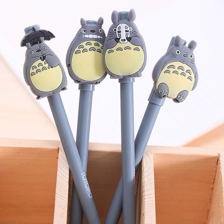 1 PC Novelty Cute My Neighbor Totoro Gel Ink Pens Signature Pen Escolar Papelaria Office School Supply Promotional Student Gift