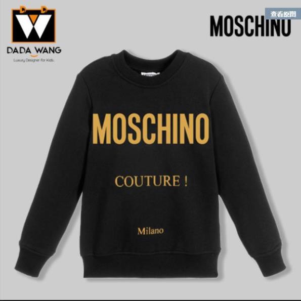 Áo Thu đông Nam Nữ Cổ Tròn Dài Tay - Chất Liệu Nỉ Bóng In Chữ MOSCHINO - TD15 ་