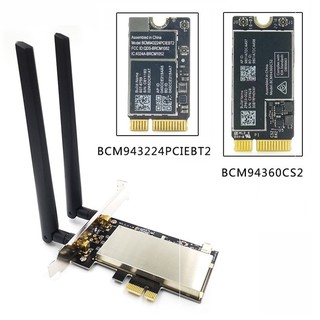 Adapter chuyển đổi WIFI Hackintosh Broadcom BCM94360CS2 (M.2/NGFF - PCIe)