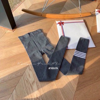 Quần legging nỉ sọc co giãn